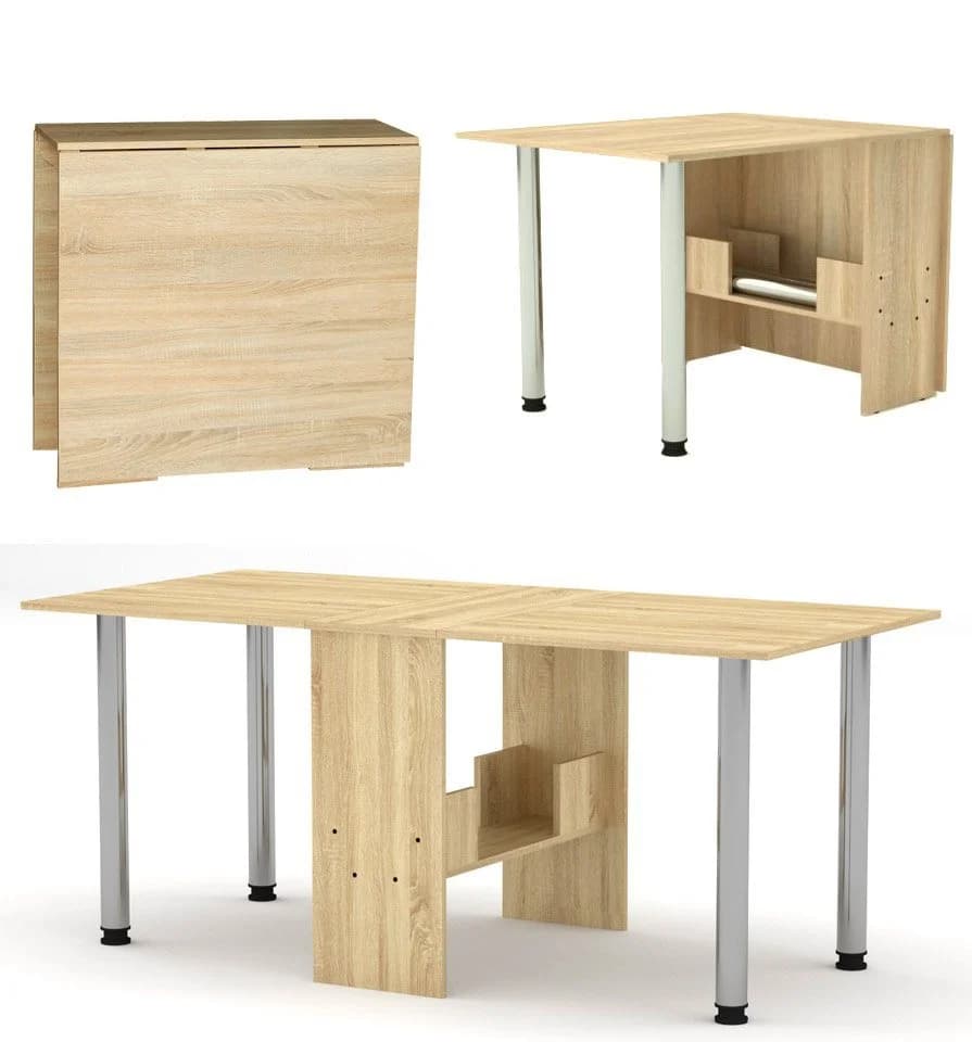 Rodnik Esstisch Amelie Klappbar Braun Modern - Bild 2