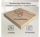 Rodnik Esstisch Amelie Klappbar Braun Modern Bild 5