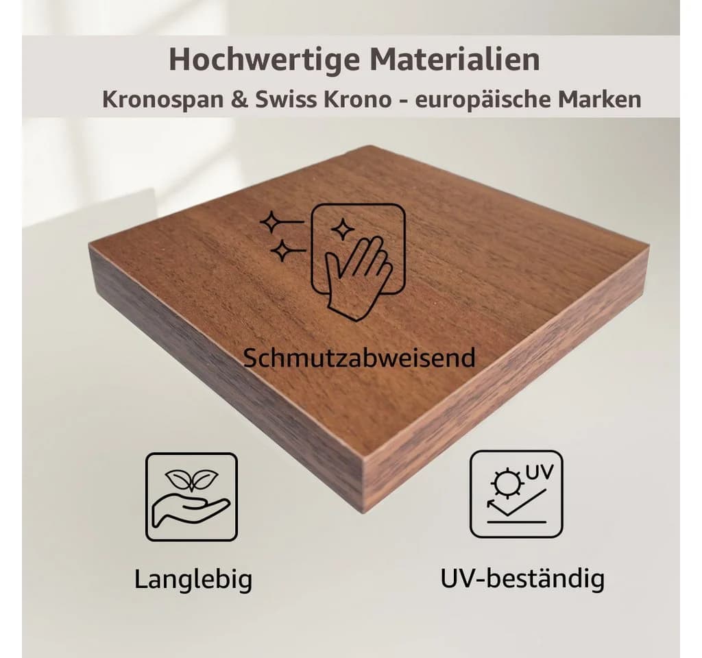 Rodnik Esstisch Amelie Klappbar Braun Modern - Bild 5
