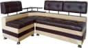 Rodnik Eckbank Latte mit Stauraum und Ablage, Beige/Braun Bild 1
