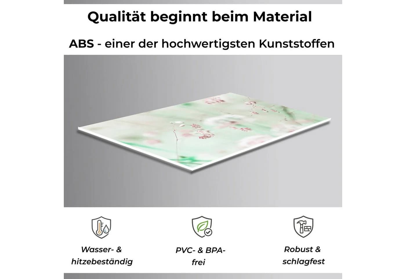 Rodnik Küchenrückwand Blütentraum ABS-Platte Direktdruck Grün - Bild 3