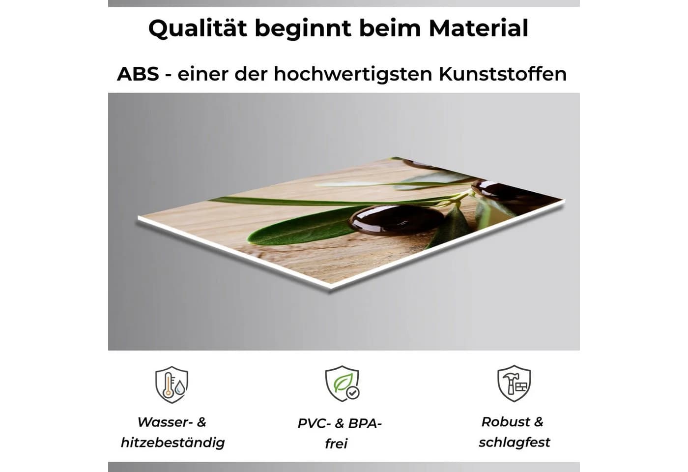 Rodnik Küchenrückwand Olivenzweige ABS-Platte Direktdruck - Bild 3