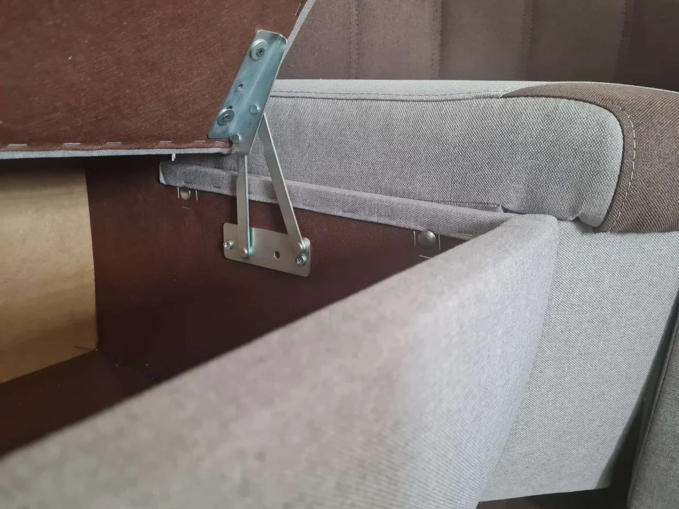 Rodnik Eckbank Samba NEW Gepolstert Braun Stauraum Ablage - Bild 4