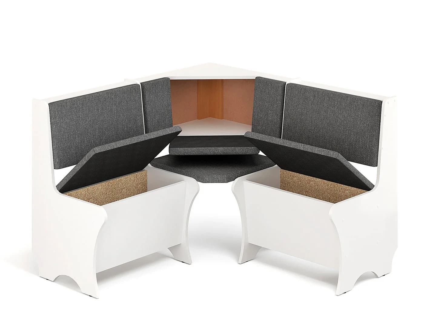 Rodnik Eckbankgruppe Ecuador 4-tlg. Set mit Staufächern Kompakt - Bild 4