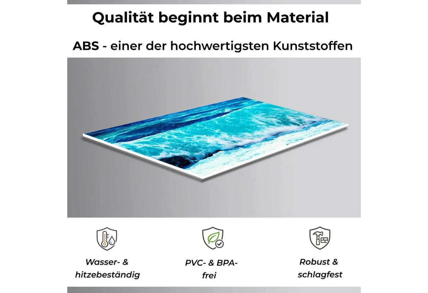 Rodnik Küchenrückwand Ozeanwelle ABS Blau - Bild 4