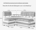 Rodnik Eckbank Latte Grau mit Stauraum und Ablage Bild 4
