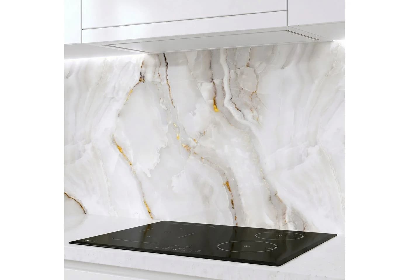 Rodnik Küchenrückwand Marmor Gold ABS-Kunststoff Platte - Bild 2