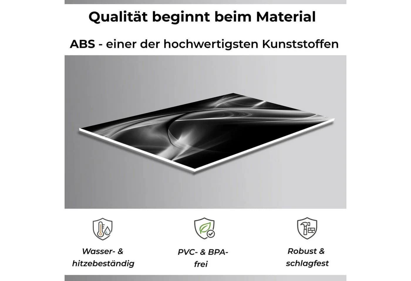 Küchenrückwand aus ABS-Kunststoff in Weiß - Bild 3