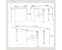 Rodnik Esstisch Amelie Klappbar Beige Bild 1