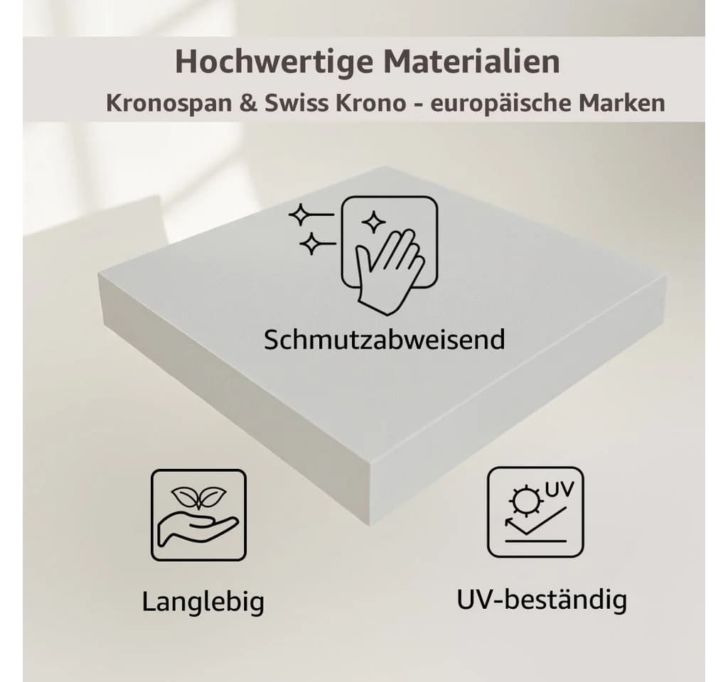 Rodnik Esstisch Amelie Klappbar Beige - Bild 5