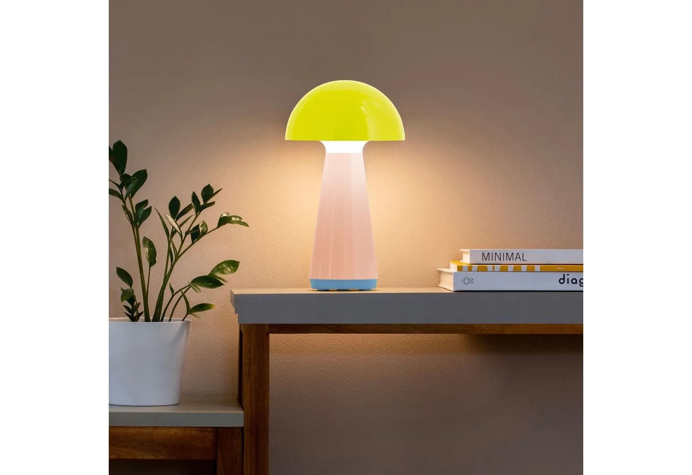 Remember LED Tischleuchte BOB Lime Dimmbar USB-C