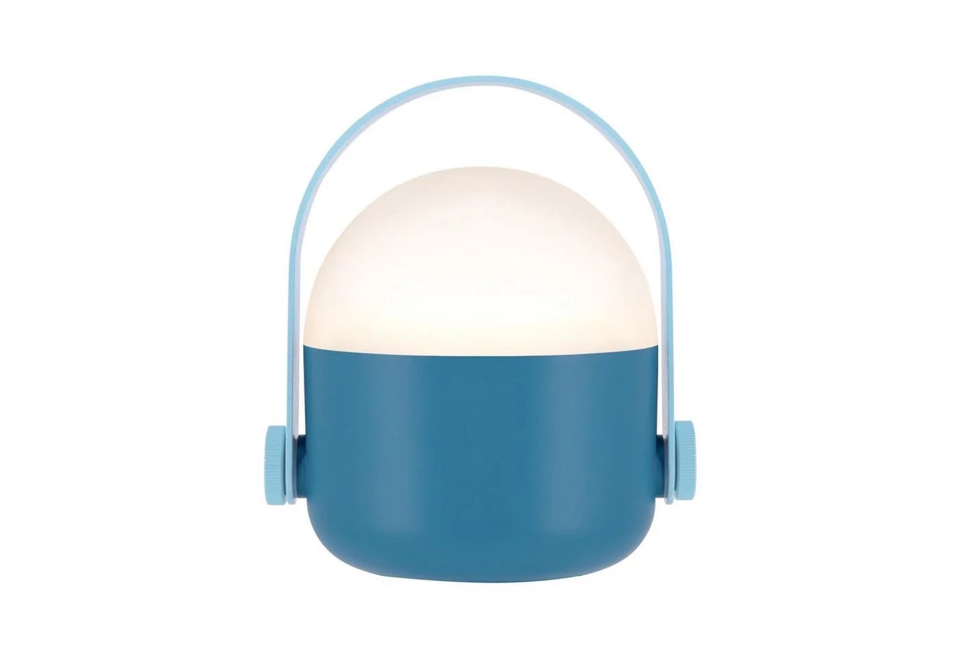Remember LED Tischleuchte Ole Blau mit farbenfrohem Design
