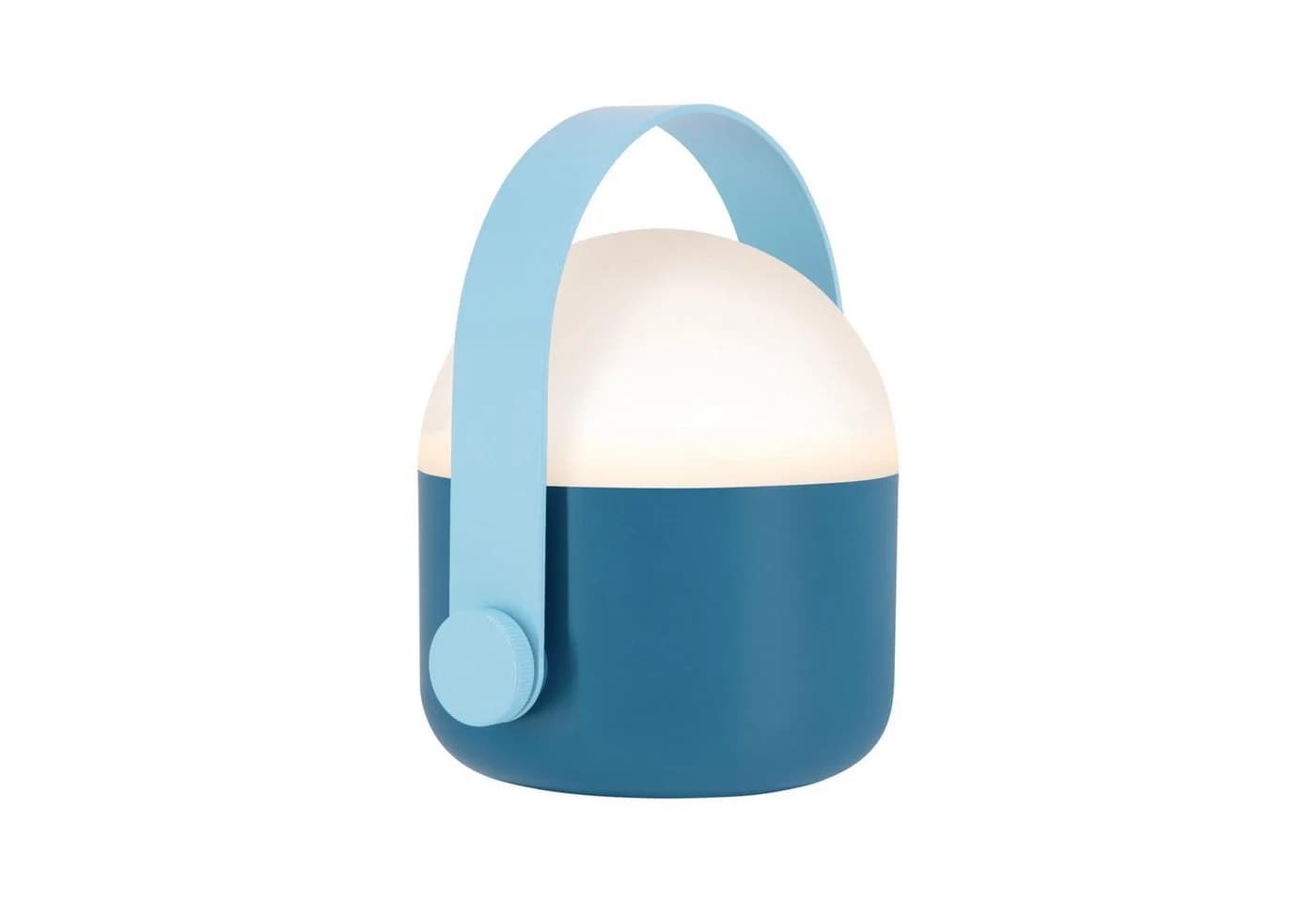 Remember LED Tischleuchte Ole Blau mit farbenfrohem Design - Bild 2