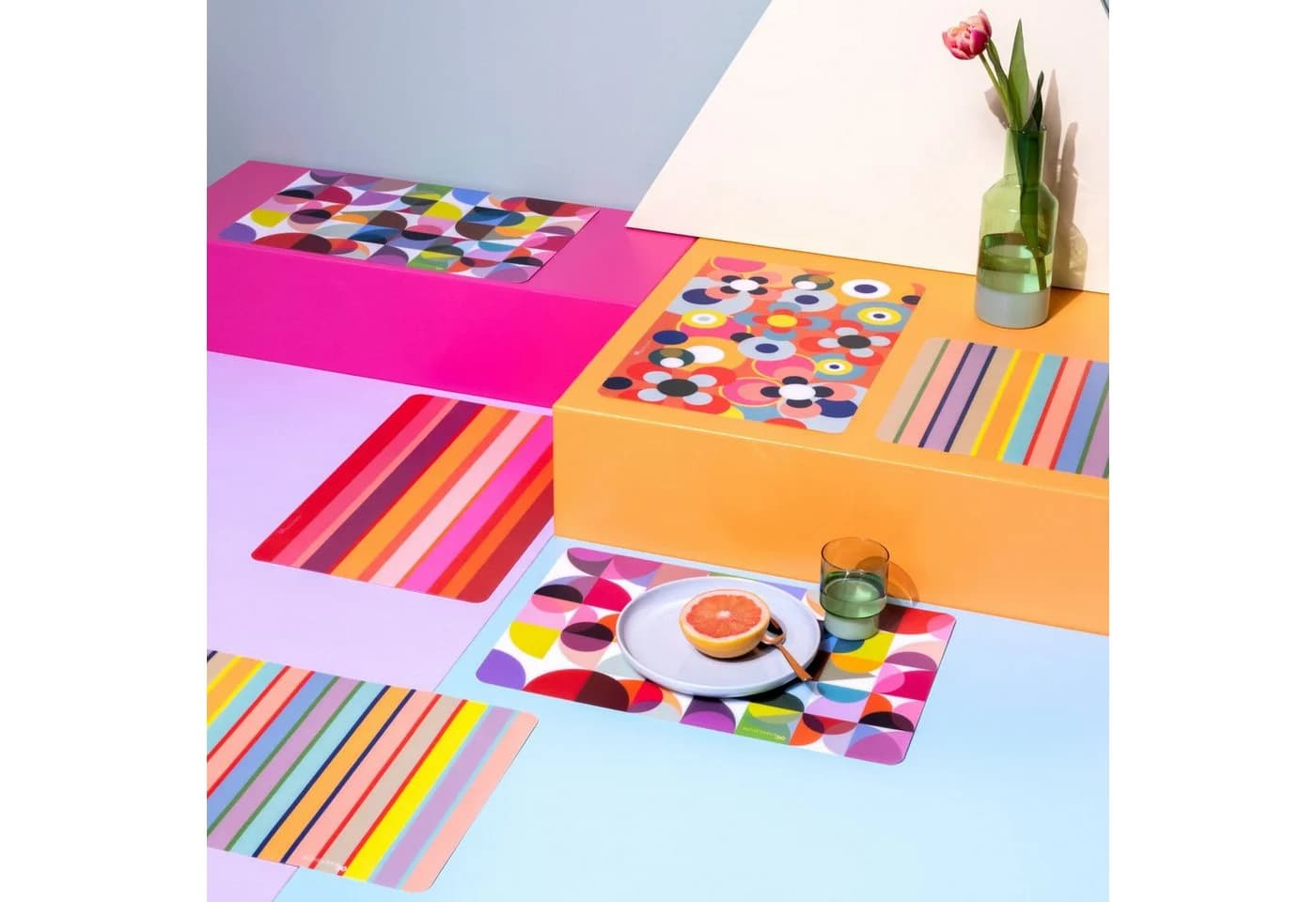 Remember Platzset Levante 4er Set Bunt Polypropylen