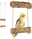 Kork-Deko.de Vogelspielplatz Mobile aus zwei Korkästen - Zum Sitzen, Spielen Bild 2