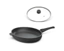 Hoffmann Germany Fischpfanne 38x28 cm mit Deckel Aluguss Antihaft Bild 2