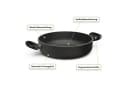 Hoffmann Germany Schmorpfanne 20 cm Aluguss Schwarz mit Deckel Bild 1