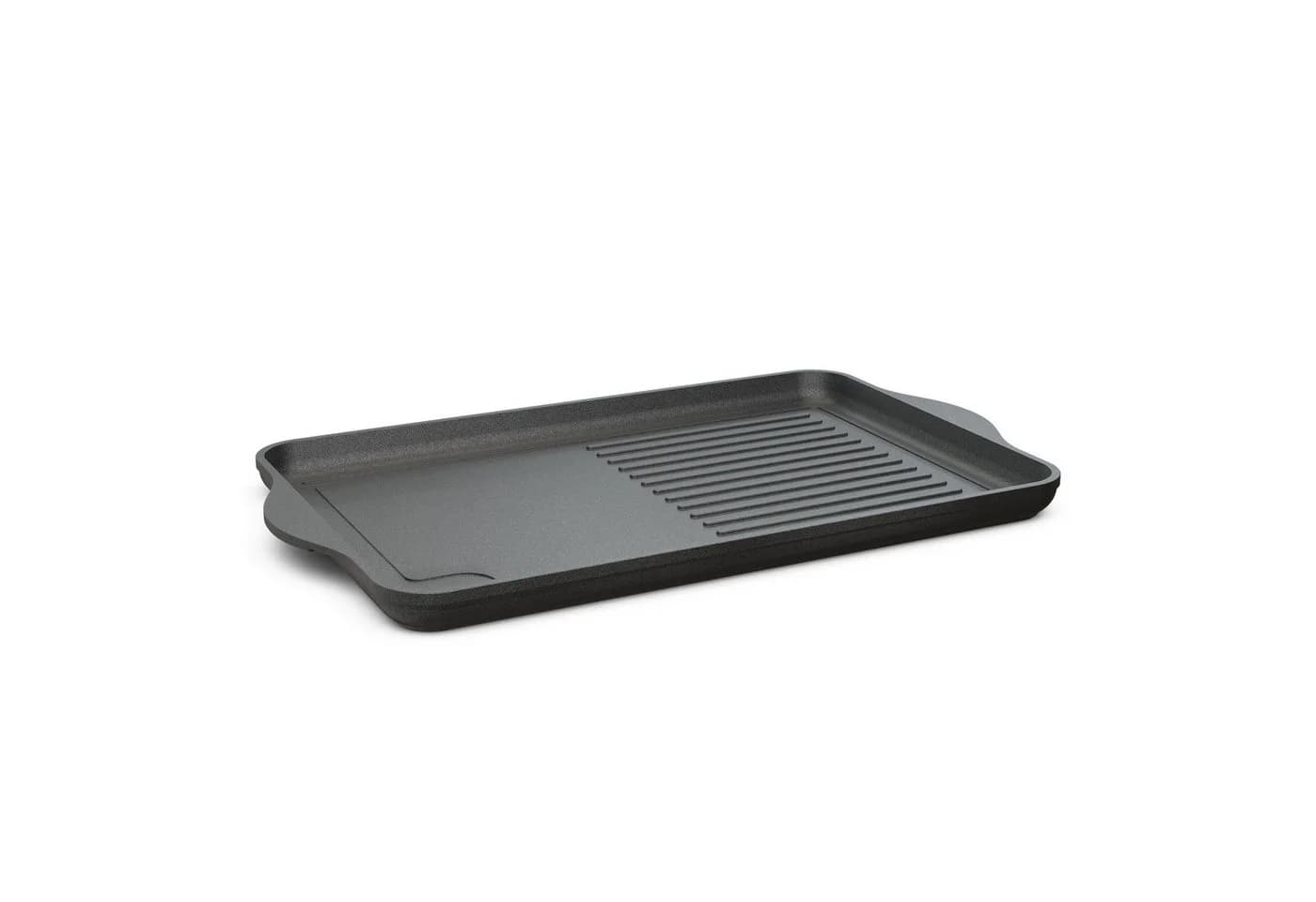 Hoffmann Germany CLASSIQ Grillplatte 2in1 Aluguss Schwarz - Bild 2