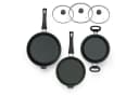 Hoffmann Germany CLASSIQ Pfannen-Set 6-tlg. Aluguss Schwarz Antihaft Bild 2