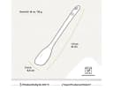 Hoffmann Germany Servierlöffel Silikon Edelstahl 30 cm anthrazit Bild 1