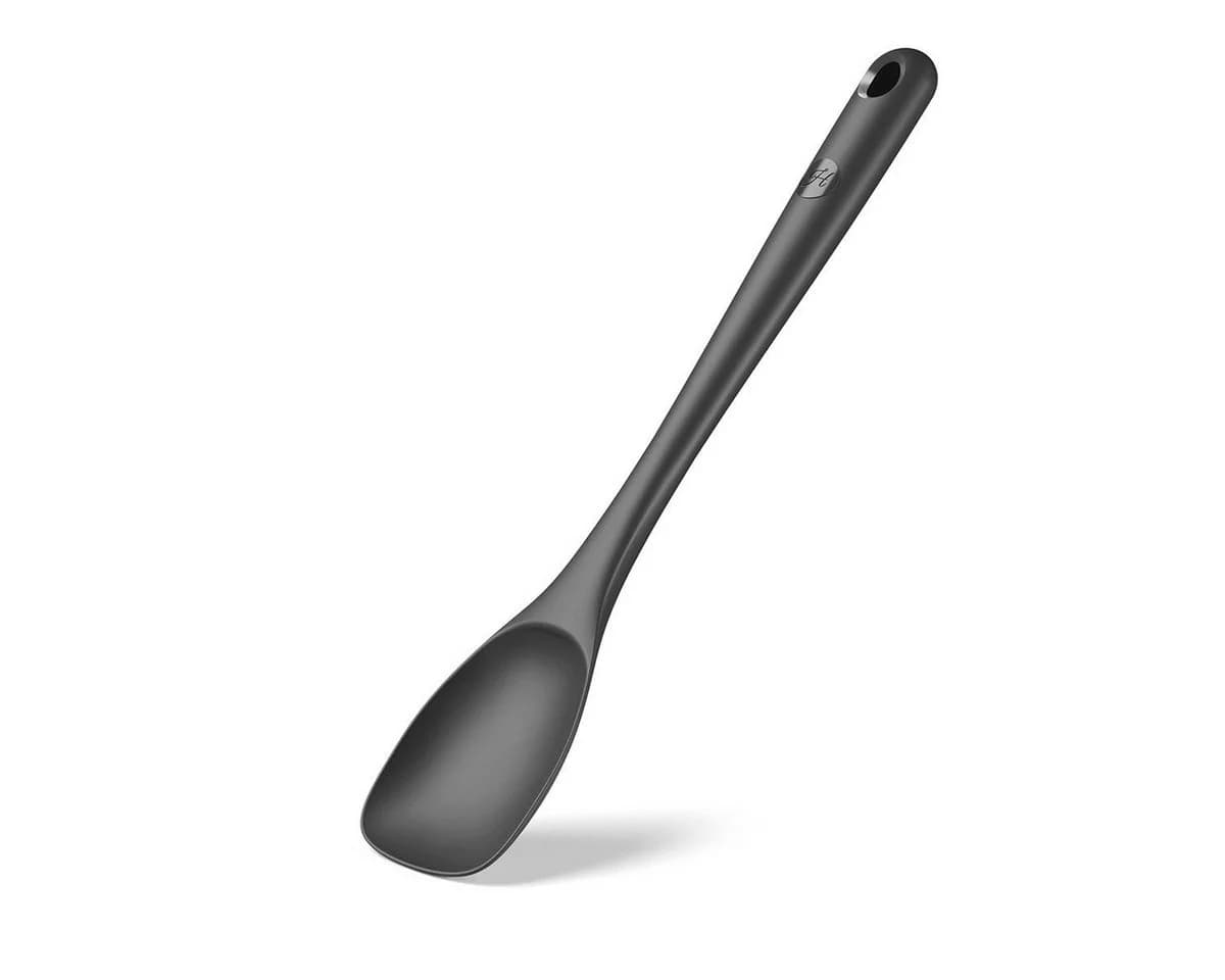 Hoffmann Germany Servierlöffel Silikon Edelstahl 30 cm anthrazit - Bild 2