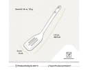 Hoffmann Germany Pfannenwender Silikon Edelstahl 30 cm anthrazit Bild 1