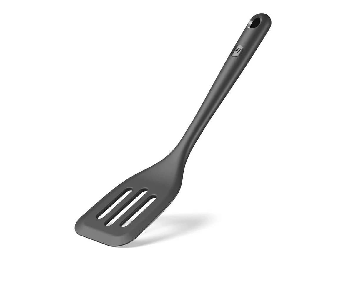 Hoffmann Germany Pfannenwender Silikon Edelstahl 30 cm anthrazit - Bild 2