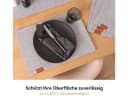 Hoffmann Germany Platzset Filz 6er-Set hellgrau hitzebeständig Bild 3