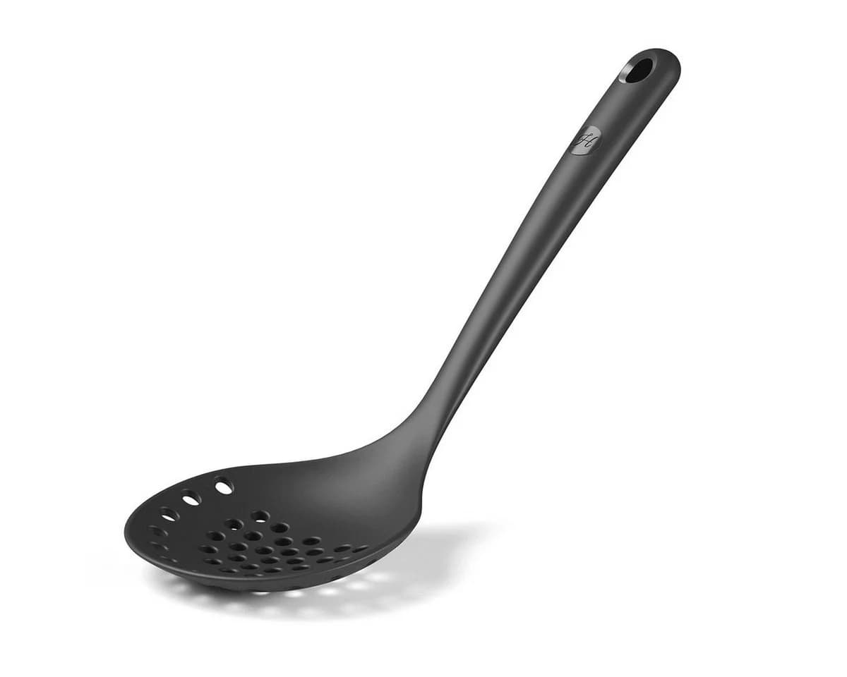 Hoffmann Germany Schaumlöffel Silikon Edelstahl 32 cm Anthrazit - Bild 2