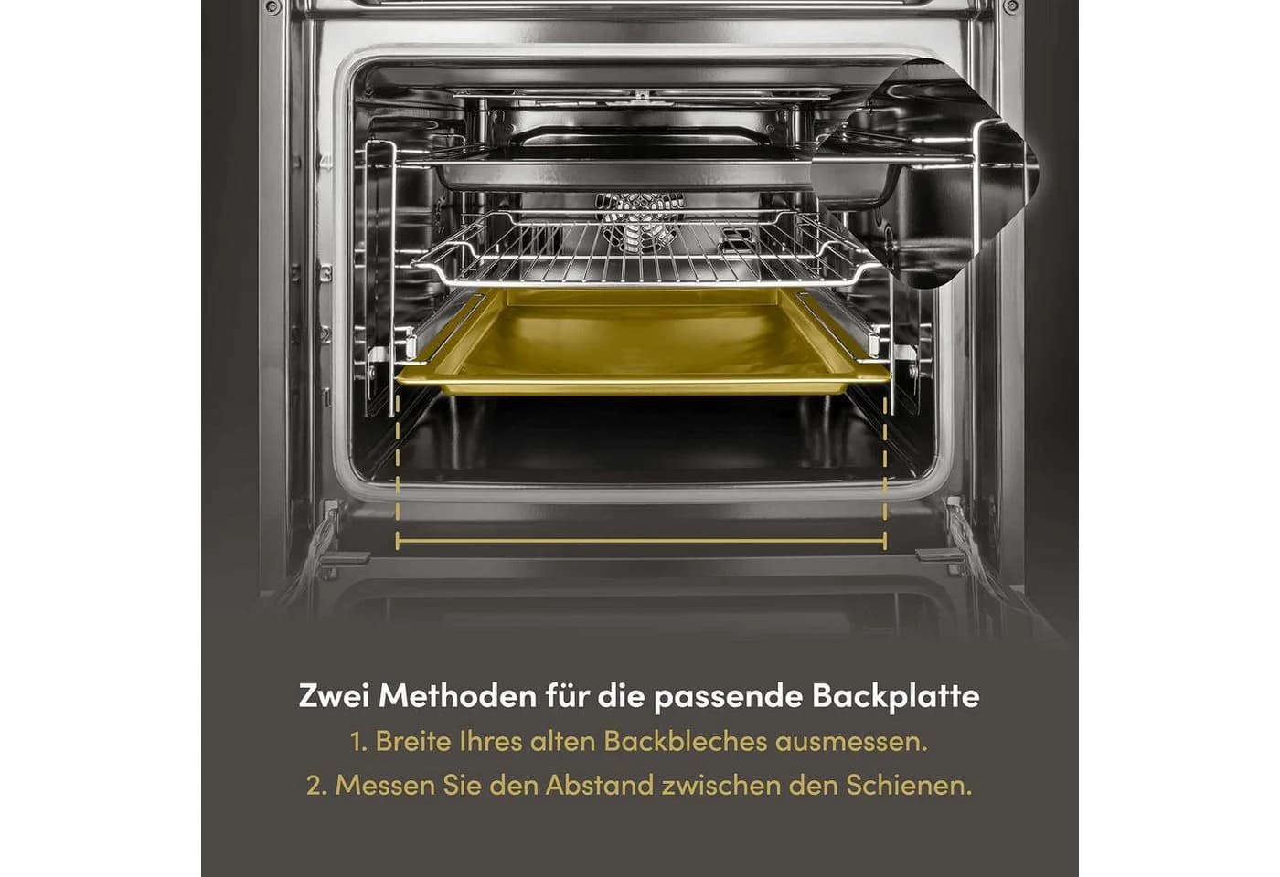 Hoffmann Germany Backplatte tief 447x360 mm Aluguss Antihaft