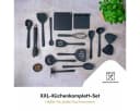 Hoffmann Germany 16-tlg. Küchenhelfer-Set Schwarz Silikon Edelstahl Bild 1