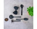Hoffmann Germany Kochbesteck-Set 6-tlg. Silikon Schwarz Bild 1