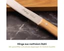 Hoffmann Germany Brotzeitmesser 4er-Set Buchenholzgriff Wellenschliff Bild 5