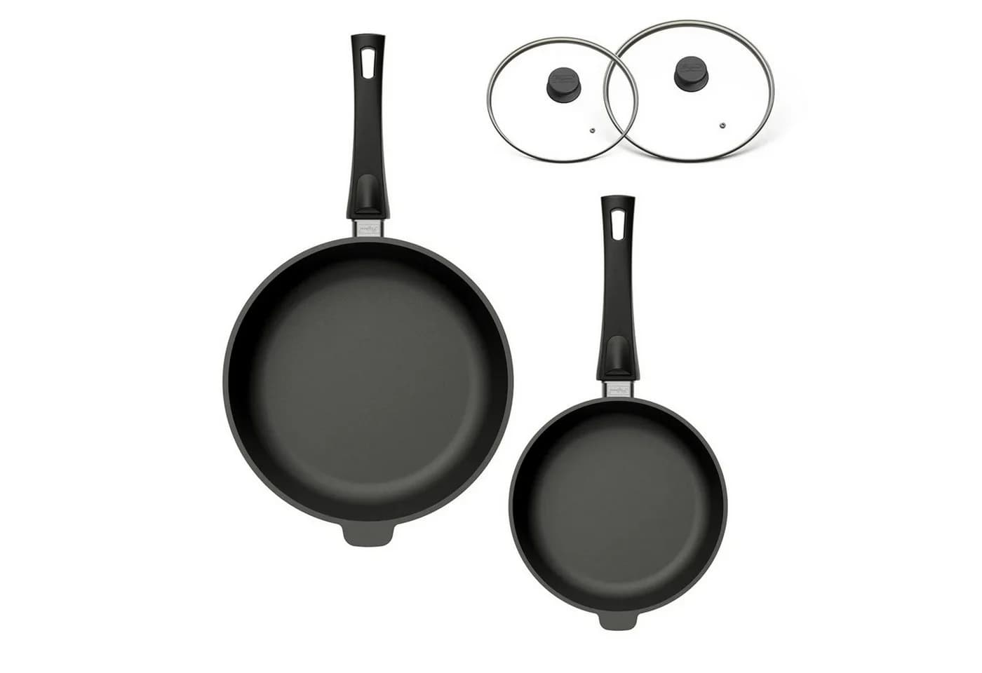 Hoffmann Germany STONIQ Hochrandpfannen-Set PFAS-frei mit Deckel - Bild 2