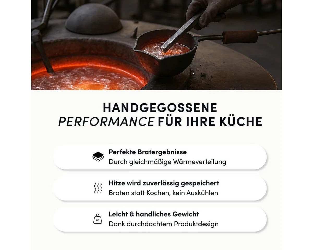 Hoffmann Germany STONIQ Hochrandpfannen-Set PFAS-frei mit Deckel - Bild 4