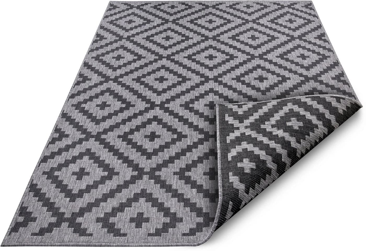 OTTO HOME Ronda Wendeteppich Schwarz Anthrazit Geometrisches Boho Design - Bild 5