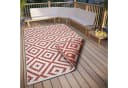 OTTO HOME Ronda Wendeteppich Orange Terra Creme Geometrisches Boho Design Bild 2