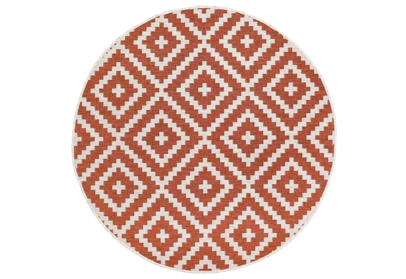 OTTO HOME Wendeteppich Ronda Orange Beige Geometrisches Boho Design