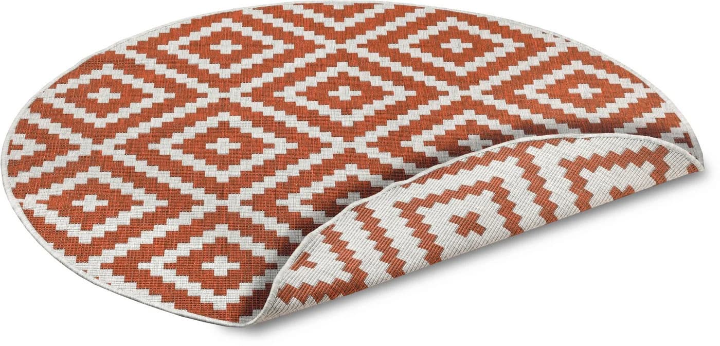 OTTO HOME Wendeteppich Ronda Orange Beige Geometrisches Boho Design - Bild 5