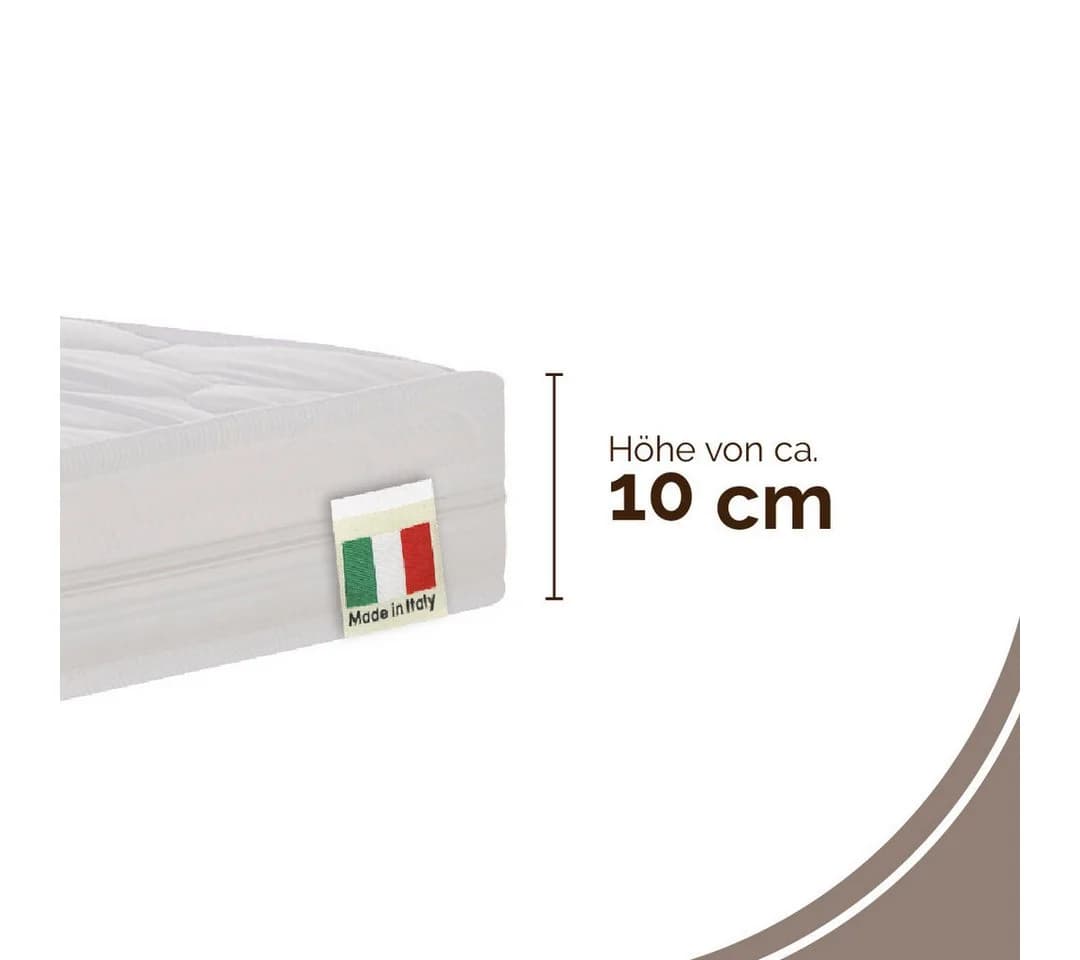 DI QUATTRO Komfortschaummatratze Caravan Weiß 90x200cm