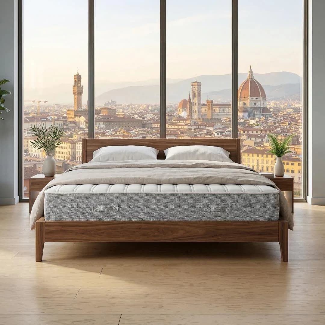 DI QUATTRO Visco-Matratze Boxspringlook 30cm Höhe Weiß