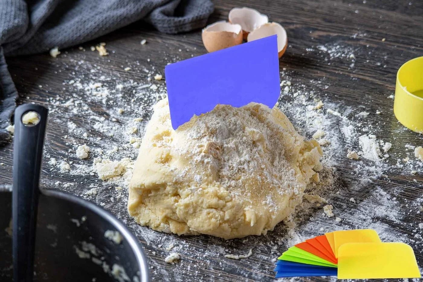 Muxel Teigschaber Set Bunt 12 Stück aus Kunststoff - Bild 3