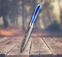 Muxel Universalmesser Edelstahl Damast-Stil Blau Bild 2