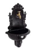Aubaho Wandbrunnen Aluminiumguss Antik Schwarz Bild 3