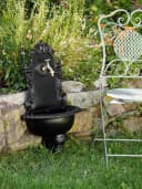 Aubaho Wandbrunnen Aluminiumguss Antik Schwarz Bild 4