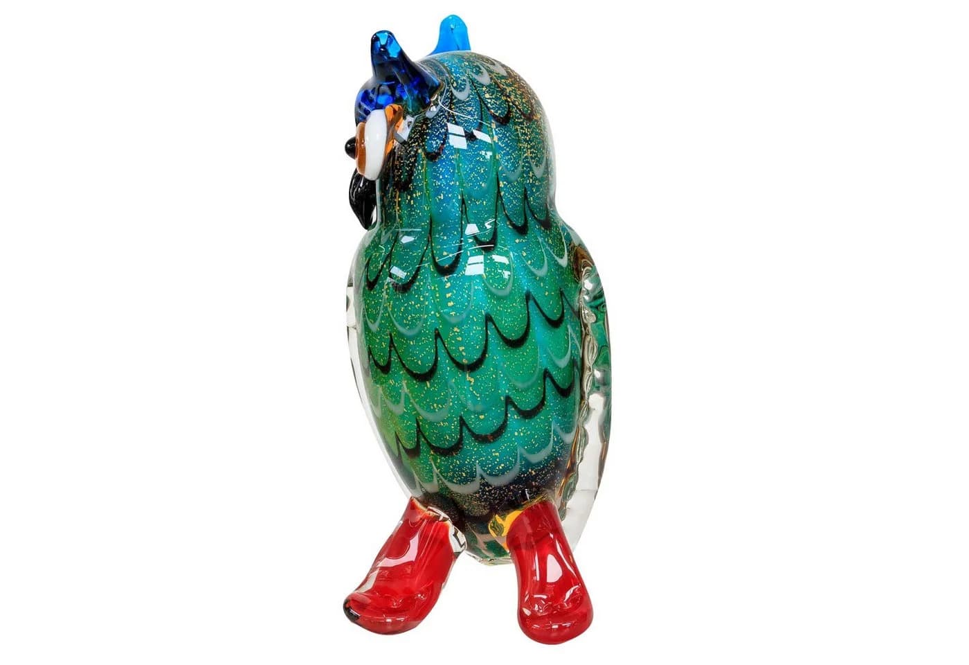 Aubaho Glasfigur Eule Vogel Dekoobjekt im Murano Antik Stil - Bild 5