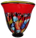 Aubaho Glasvase Antik Stil 28cm Transparent Bild 3