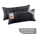Malika Kissenbezug Cashmere-Touch Silber 2er-Pack Bild 5