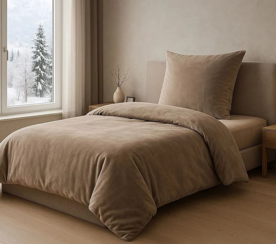 Malika Bettwäsche 155x220 + 80x80 cm Cashmere Touch Bettwäsche atmungsaktiv Mikrofaser - Bild 2