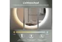 HOKO LED Badspiegel Schwarz Rund mit Beleuchtung Touch Bild 4
